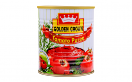 Golden Crown Tomato Puree   Tin  825 grams